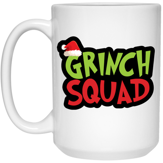 Grinch Squad Mug (15oz)