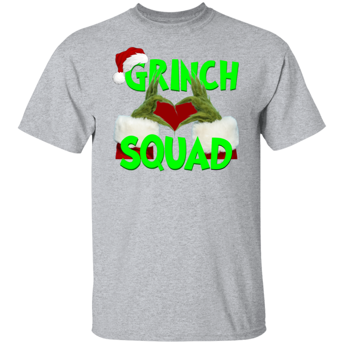 Grinch Squad Heart Shirt