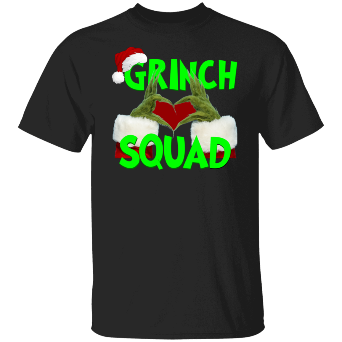 Grinch Squad Heart Shirt