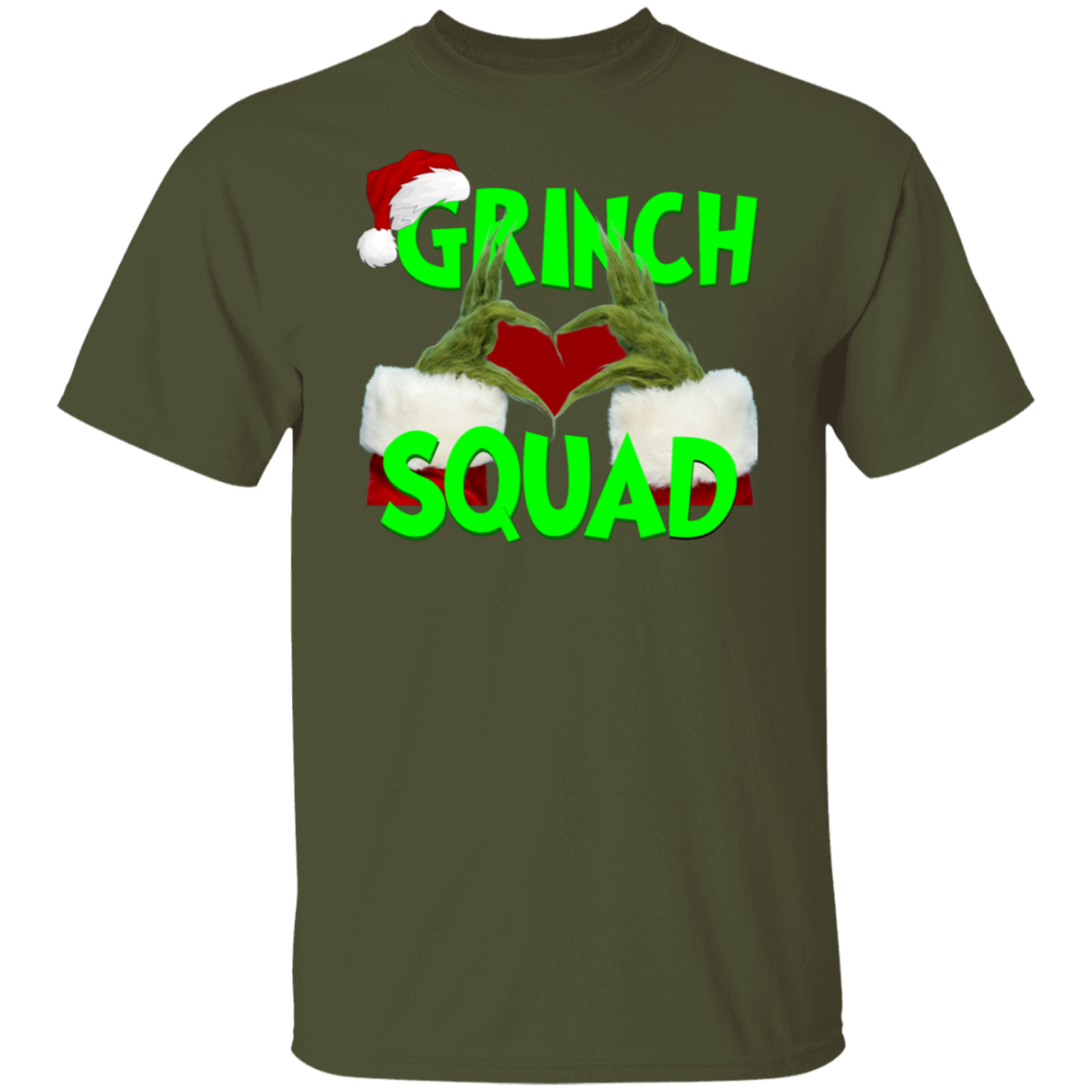 Grinch Squad Heart Shirt