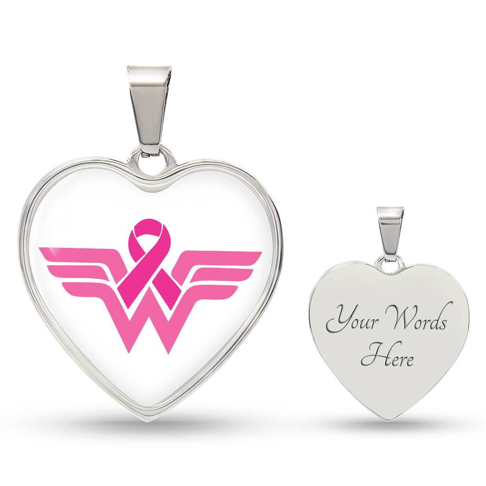 Wonder Warrior Breast Cancer Pendant