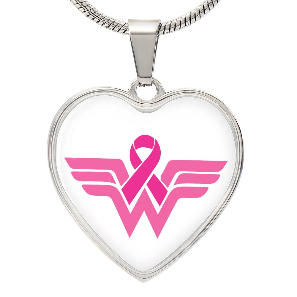 Wonder Warrior Breast Cancer Pendant