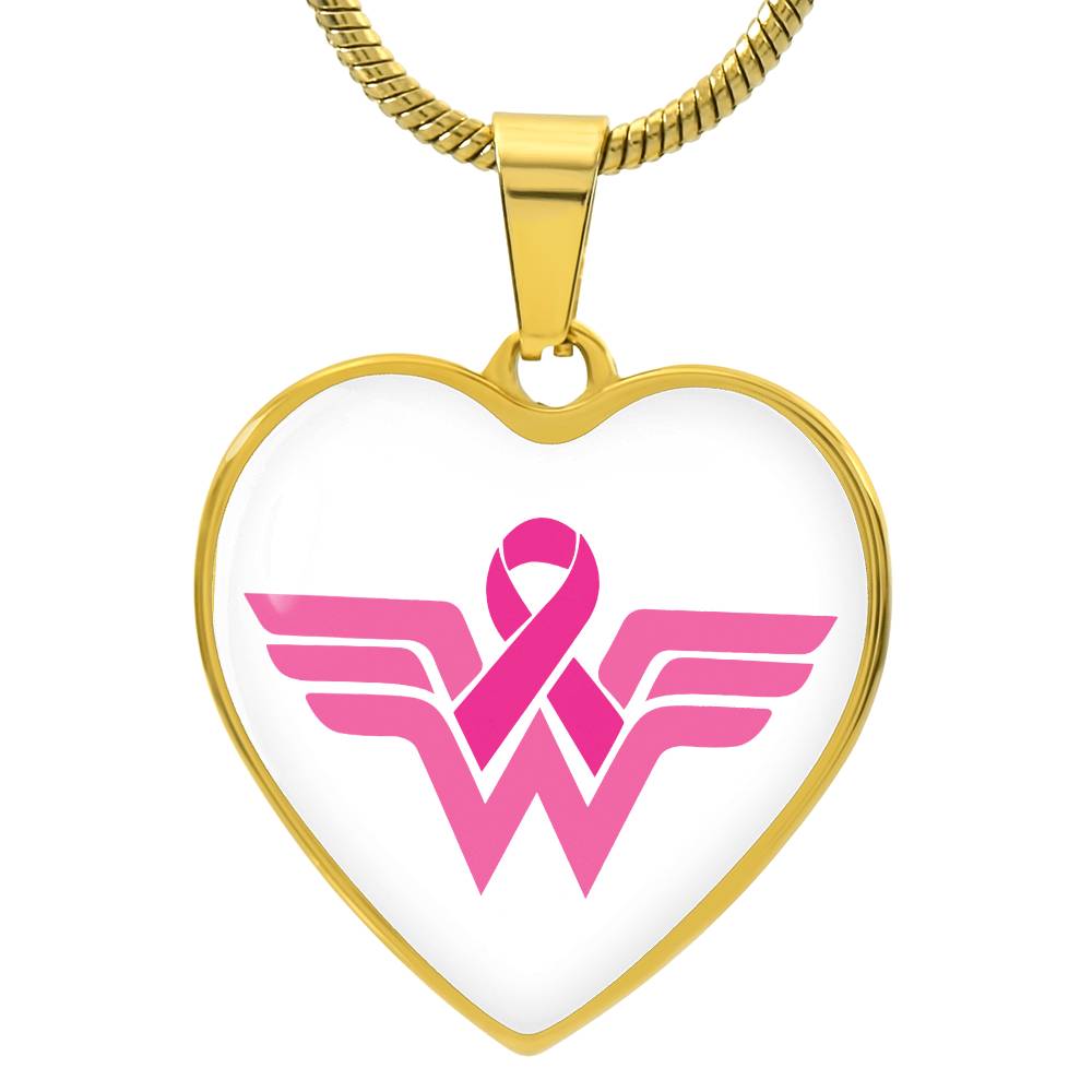 Wonder Warrior Breast Cancer Pendant