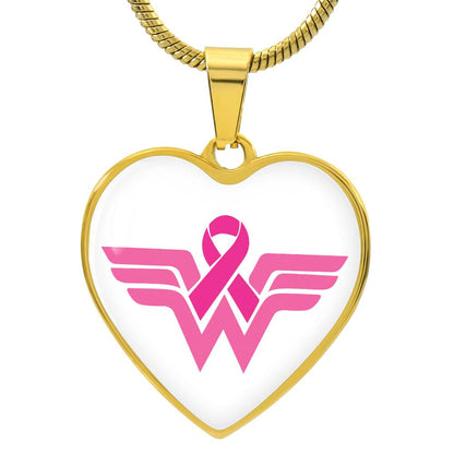 Wonder Warrior Breast Cancer Pendant